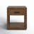 Arish Solid Wood Top 1 End Table with Storage