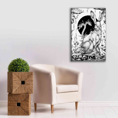 'Hare 2' by Avery Multer, Canvas Wall Art