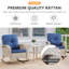 Ensemble de chaises berçantes d'extérieur en rotin et osier Gaetanino avec table d'appoint (2 chaises et 1 table d'appoint)-281783629-277804755