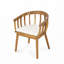Fauteuil d'extérieur en bois d'acacia