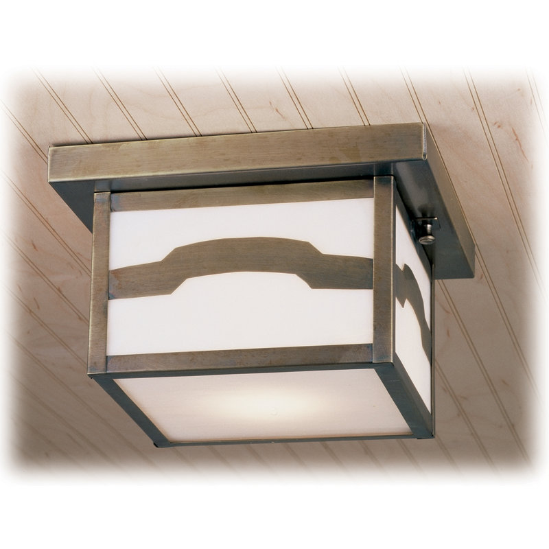 Plafonnier encastré carré 10 po 1-light