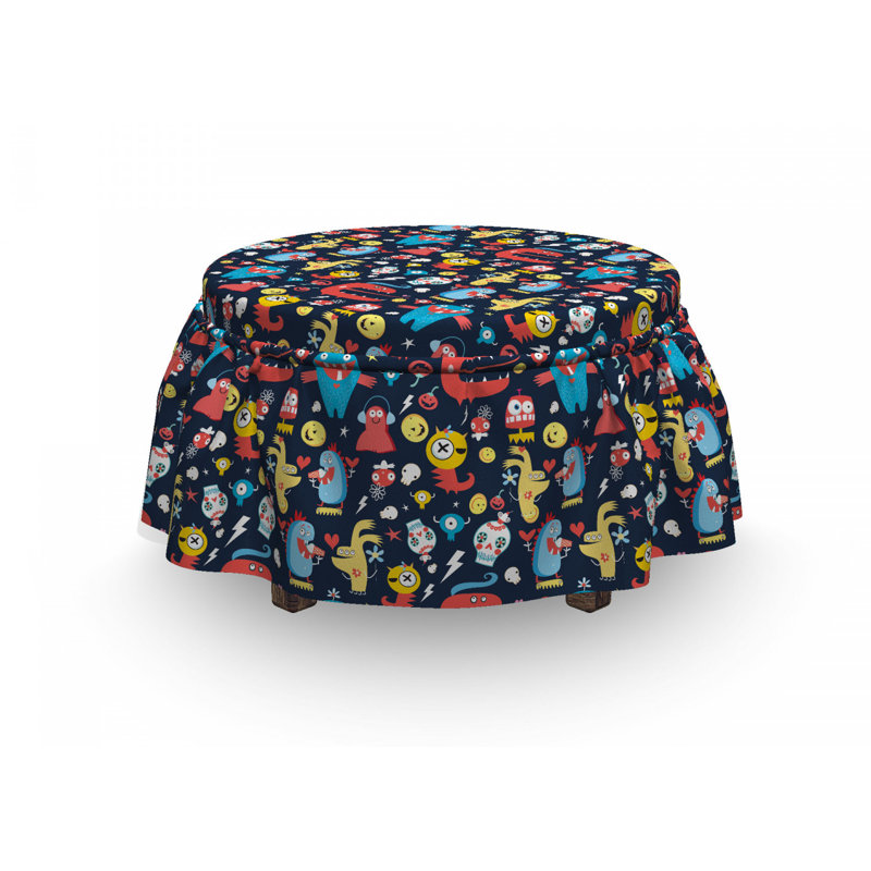 Housse pour repose-pieds creatures