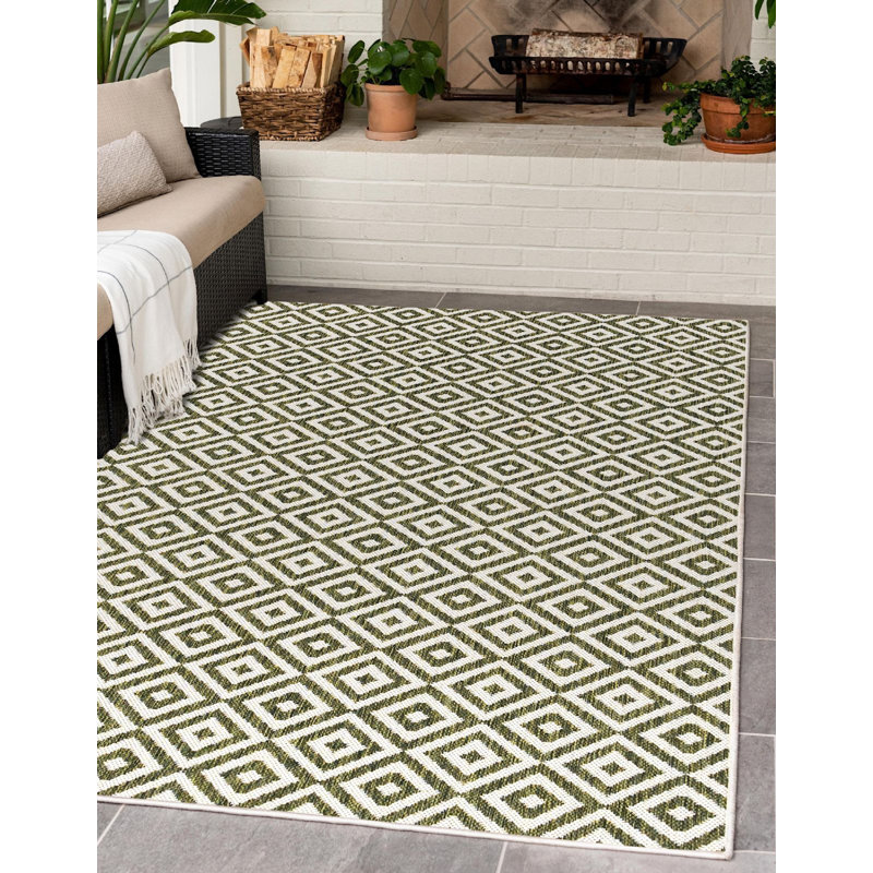 Tapis intérieur / extérieur Jill Zarin Costa Rica, Rectangle 7 pi 10 po x 10 pi