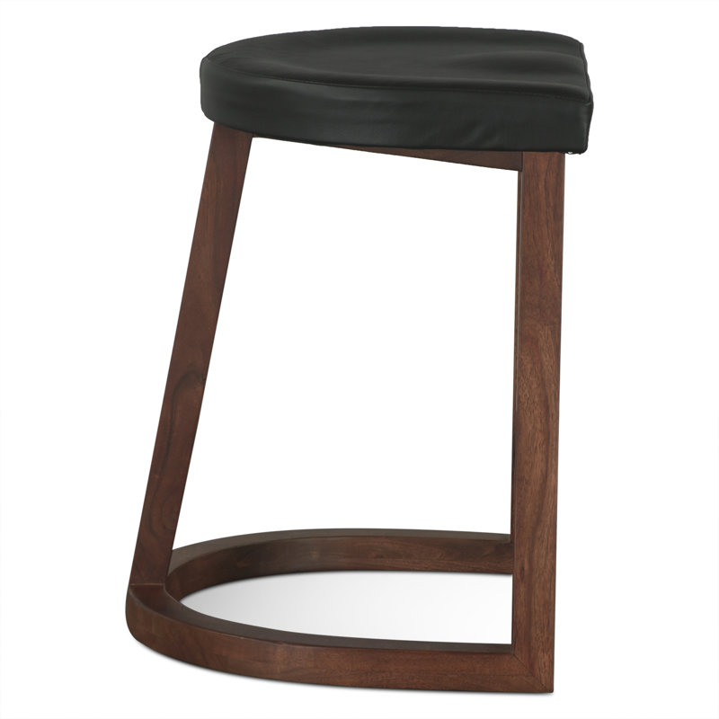 Hampton Upholstered Stool with Solid Wood Frame