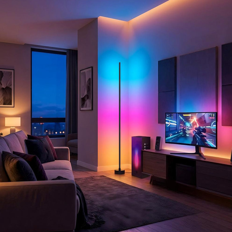 Lampe de coin intelligente RVB avec application et télécommande