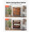 Shoe Cabinet With 2 Flip Drawers, Farmhouse Shoes Storage Cabinet With Metal Legs And Anti-Tipping Device, Freestanding Shoe Organizer Ideal For Entryway
