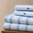 Lacoste Cotton Percale Print Sheet Set, Cooling & Breathable Bedding, Deep Pocket Fitted Sheet, Archive Open Air Blue, Full-112987734-132542923