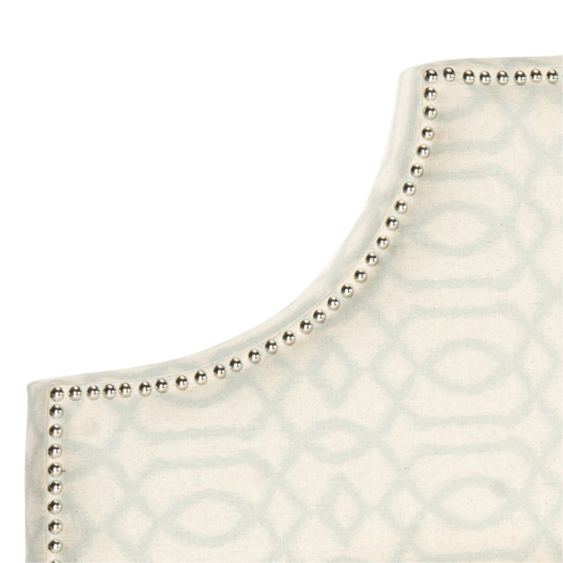 Caswell Upholstered Linen Blend Panel Headboard