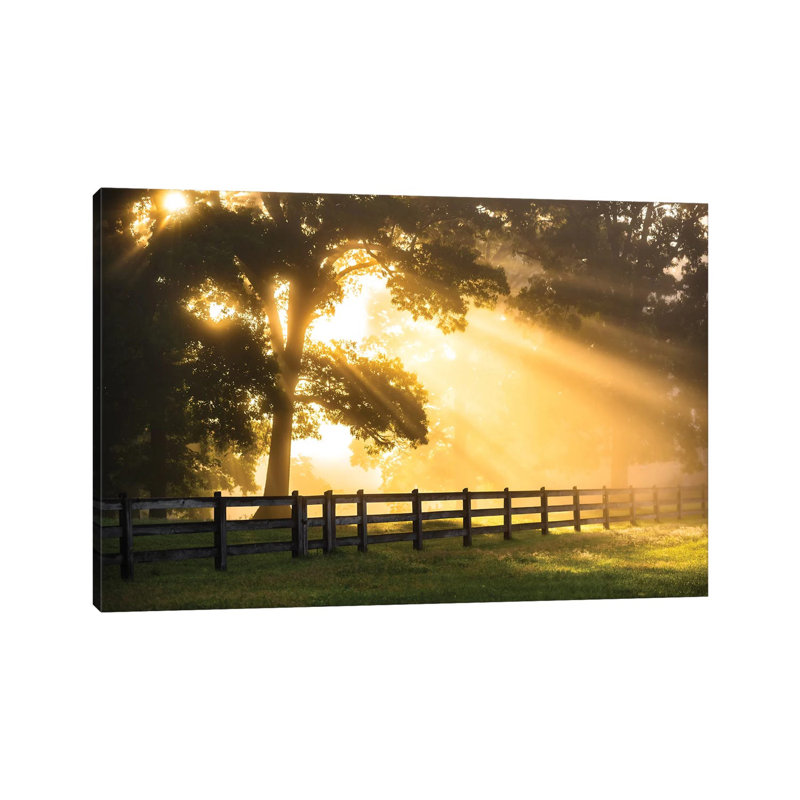 «Break of Dawn» par Lucas Moore - reproduction d'art sur toile tendue, H 18 po x l 26 po x P 1,5 po