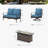 5 - Person Patio Conversation Set With Swiveling Lounge Chairs-2068476305
