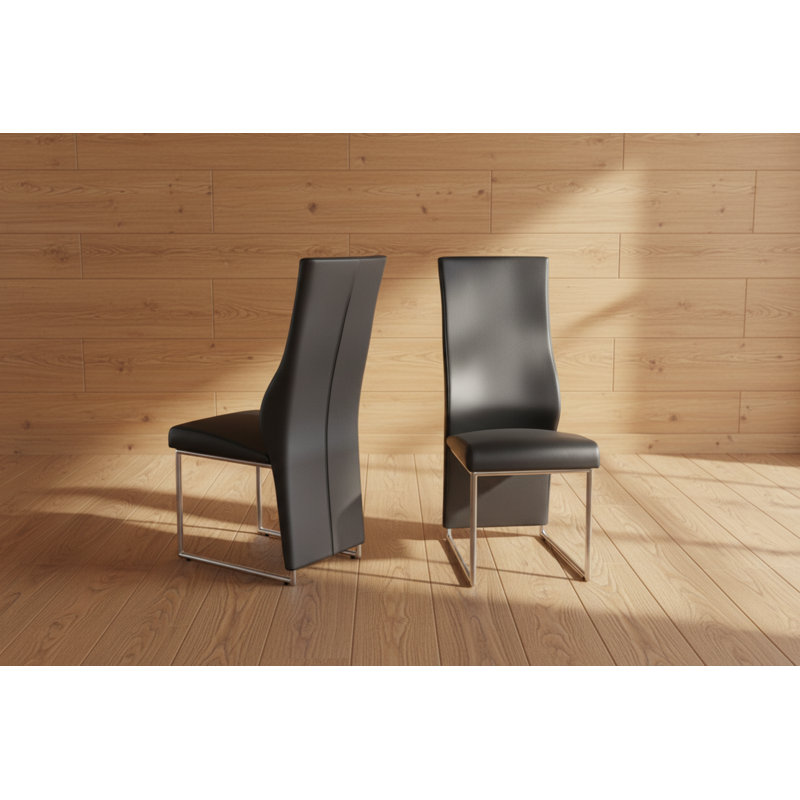 Toya 46cm H Upholstered Side Chair, Grey