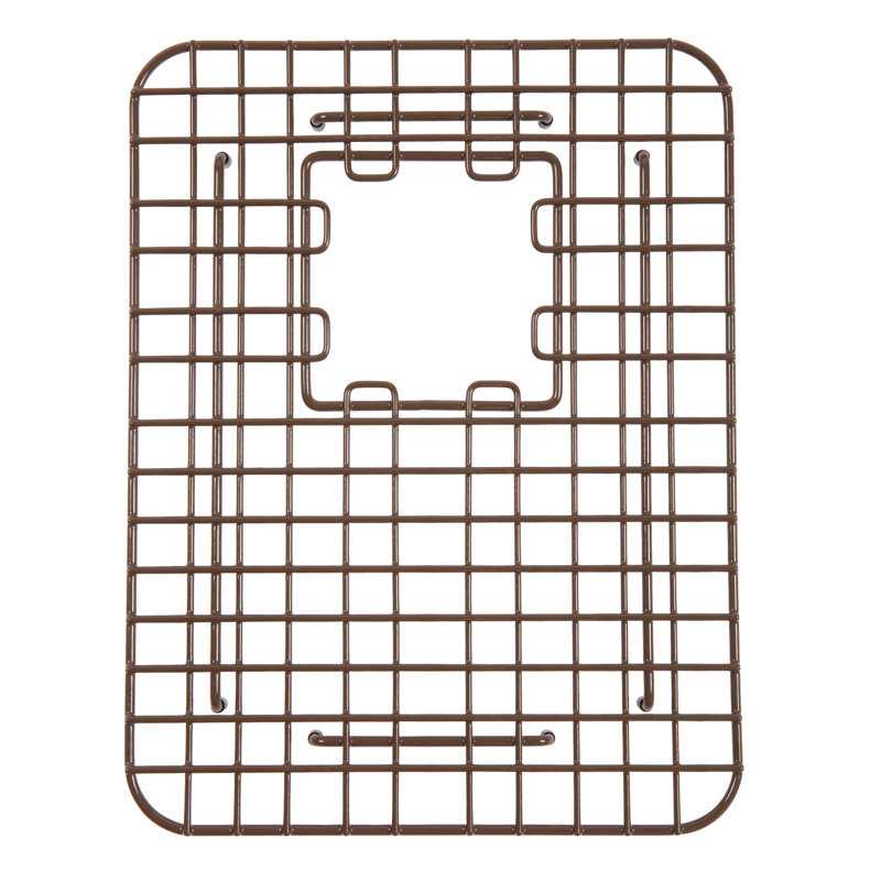 SinkSense Maybeck Antique Brown 16.25" x 12.5" Kitchen Sink Bottom Grid