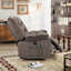 Fauteuil inclinable électrique lève-personne de 43,3 po avec chauffage, massage et ports USB / Type-C - Revêtement en microfibre-944572458