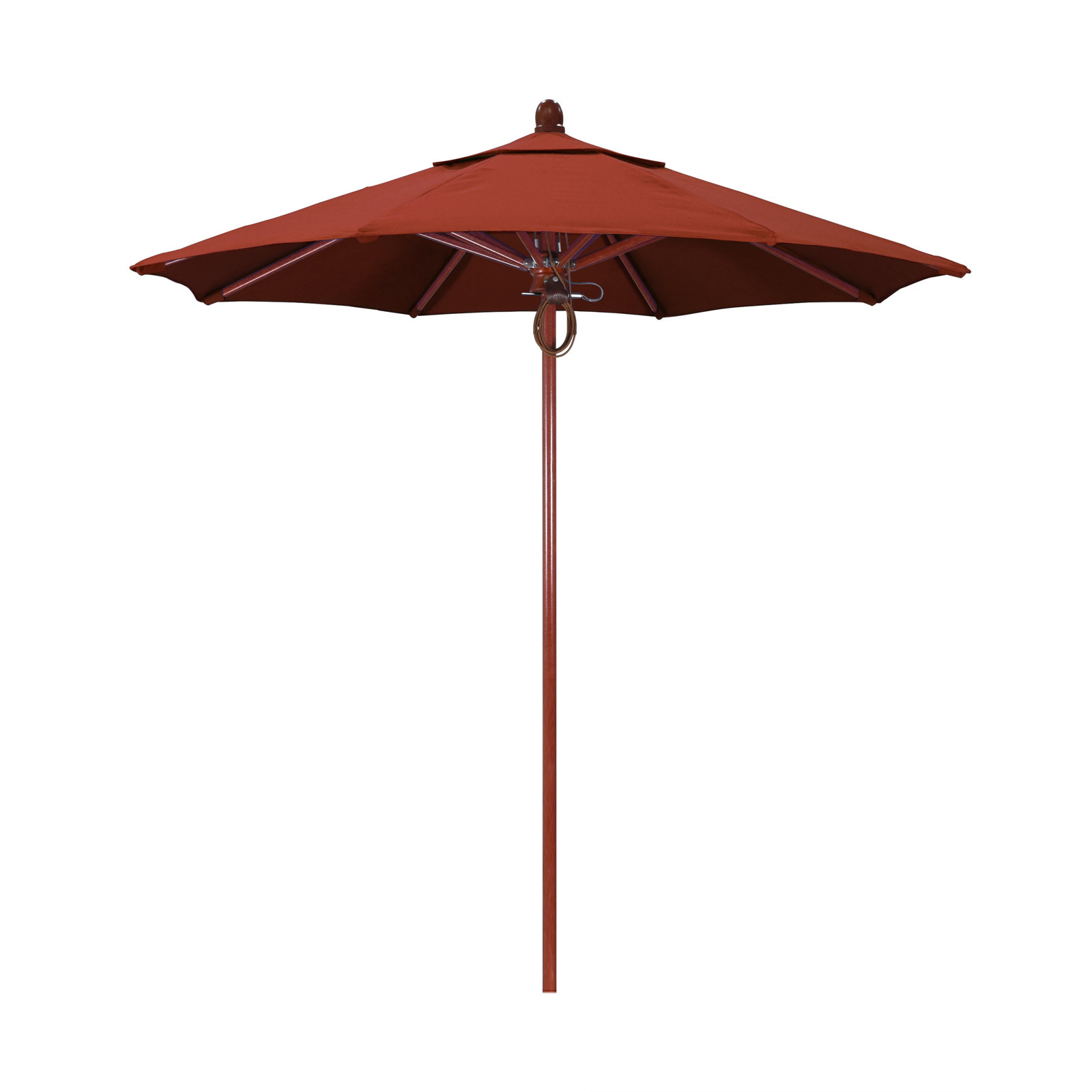 Meridien 89'' Sunbrella® Outdoor Umbrella, Canvas Terracotta Sunbrella® Canvas, Red