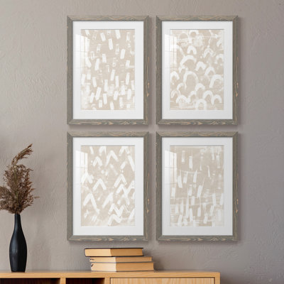 " Earth Etching I " 4 - Pieces
