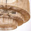 Lustre tambour tissé à la main 6 lumières à intensité variable Caytlen