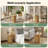 24" Round Pedestal Base End Table-718691555