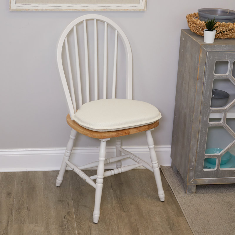Non-Slip Windsor Chair Cushions, Ivory