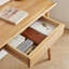 Bureau d'ordinateur en bois naturel 100% bois massif