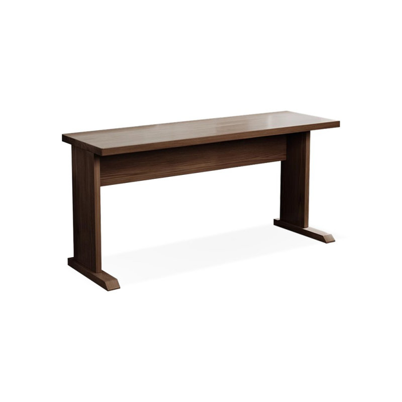 Bureaux rectangulaires en bois massif brun, H 29,53 po x l 62,99 po x P 17,72 po