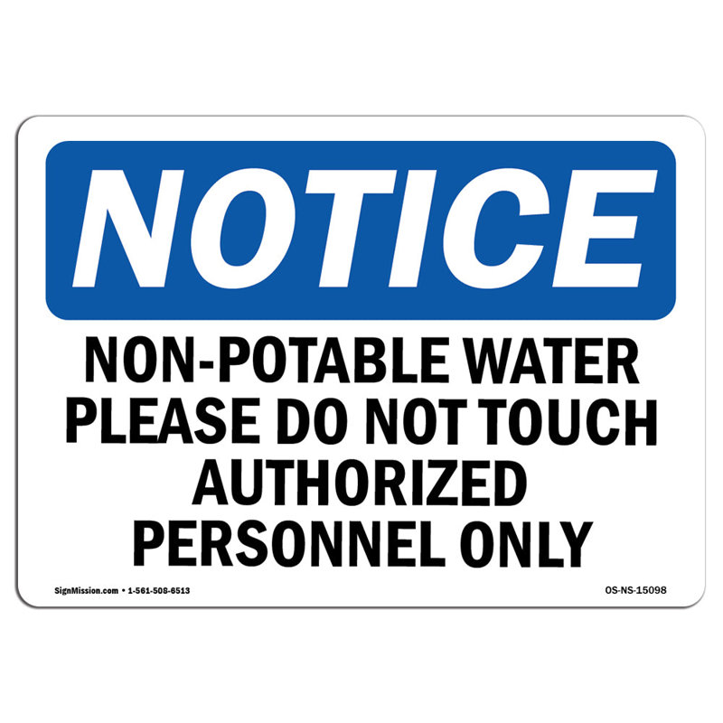 Sign, 18" H x 24" W x 0.1" D