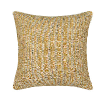 Clay Plaid Square Indoor / Outdoor Pillow Cover & Insert
