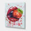 «Red Woman Lips Eating a Strawberry», peinture sur toile-59767111-59724717
