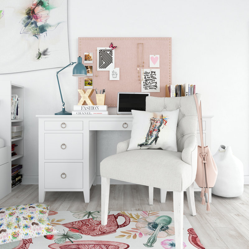 Ensemble de housse de couette à chaussures designart, Housse de couette très grand + 2 taies décoratives