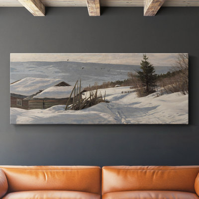 Série paysage - Dxviii - Toile tendue avec châssis - Prêt à accrocher