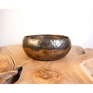 Big Sur Handcrafted Silver Textured Bowl