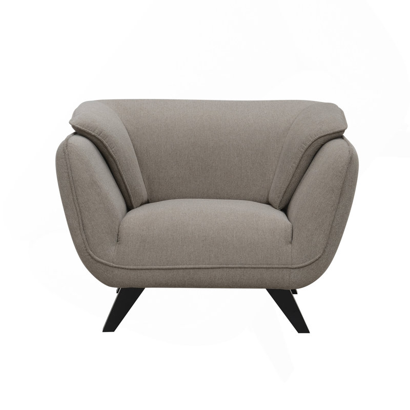 Brown Linen Chair, Brown Linen Blend