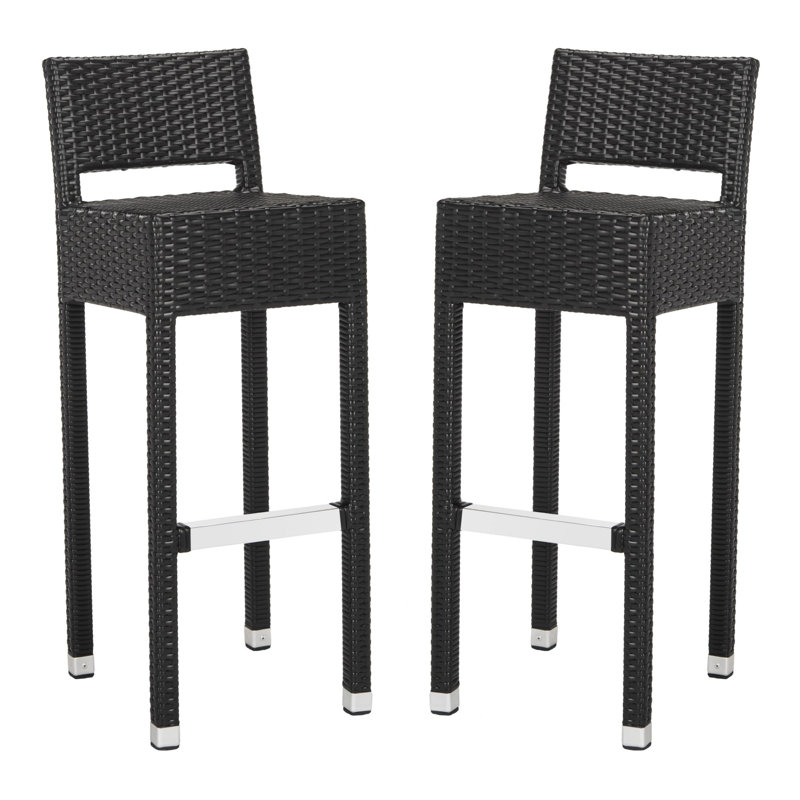 Tabouret de bar 30 po Ousley, Noir