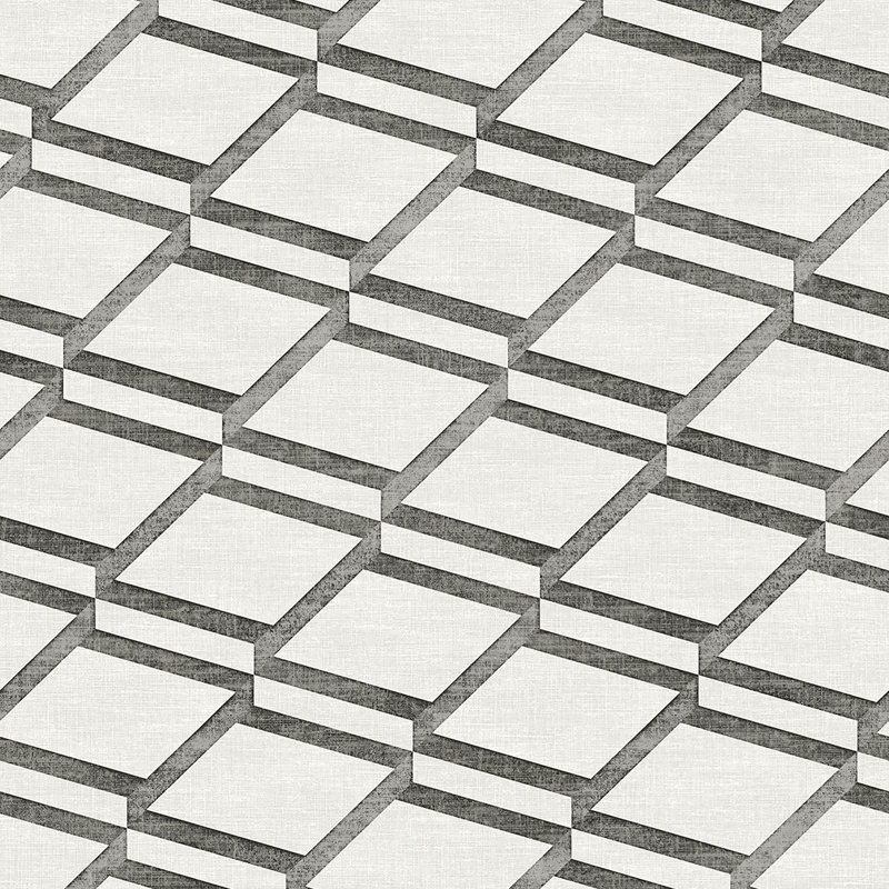 Dashaan 10.05m x 53cm Textured Matte Paste the Wall Wallpaper Roll, White