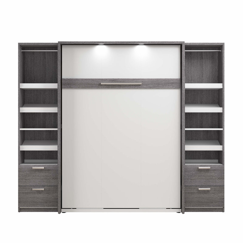Lit Osterman, Grand, Gris écorce / blanc