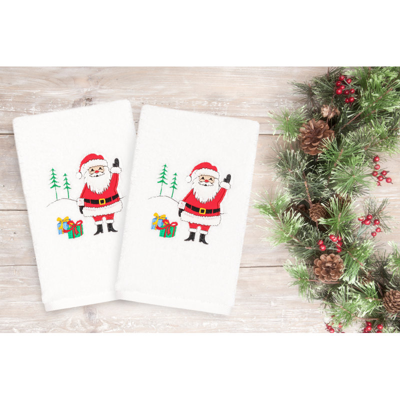 Serviette de toilette Christmas Christmas, Blanc