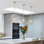 Luminaire suspendu 1 lumière avec cage réglable