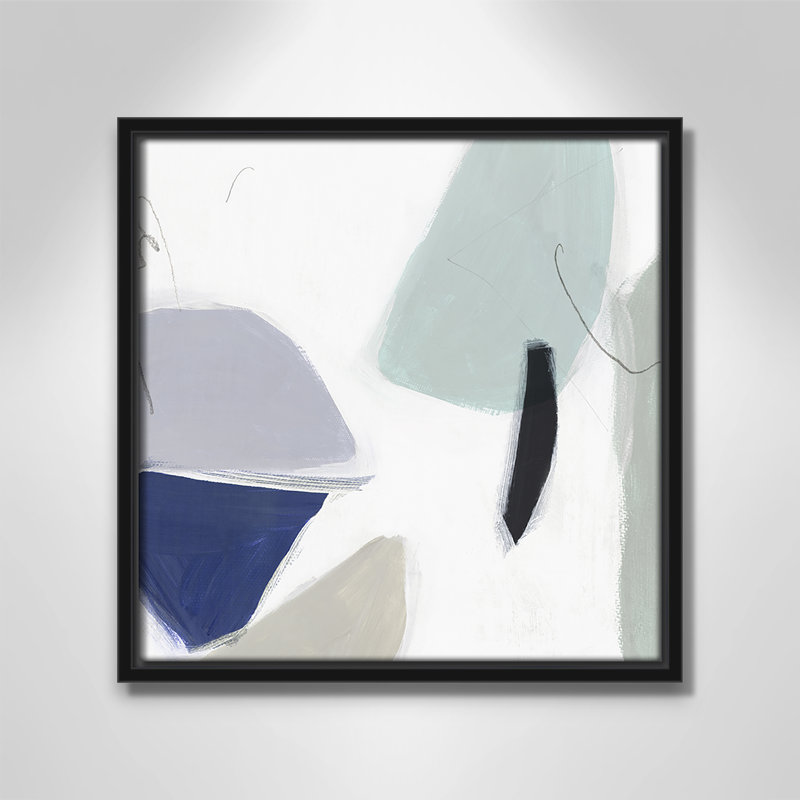 «August Eve Floater Frame», peinture sur toile, Toile noire, H 13,5 po x l 13,5 po x P 2 po