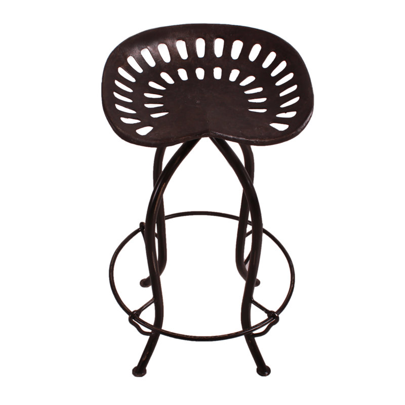 Sebeka Bar Stool with Steel Frame