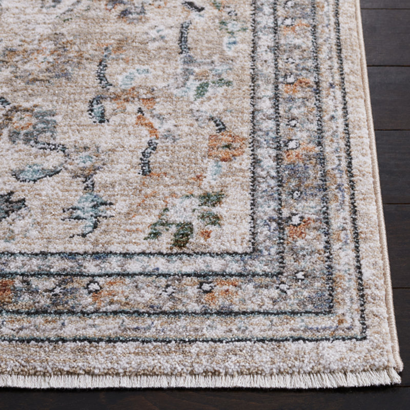 Tapis oriental performance Jacomine, Rond 5 pi 3 po