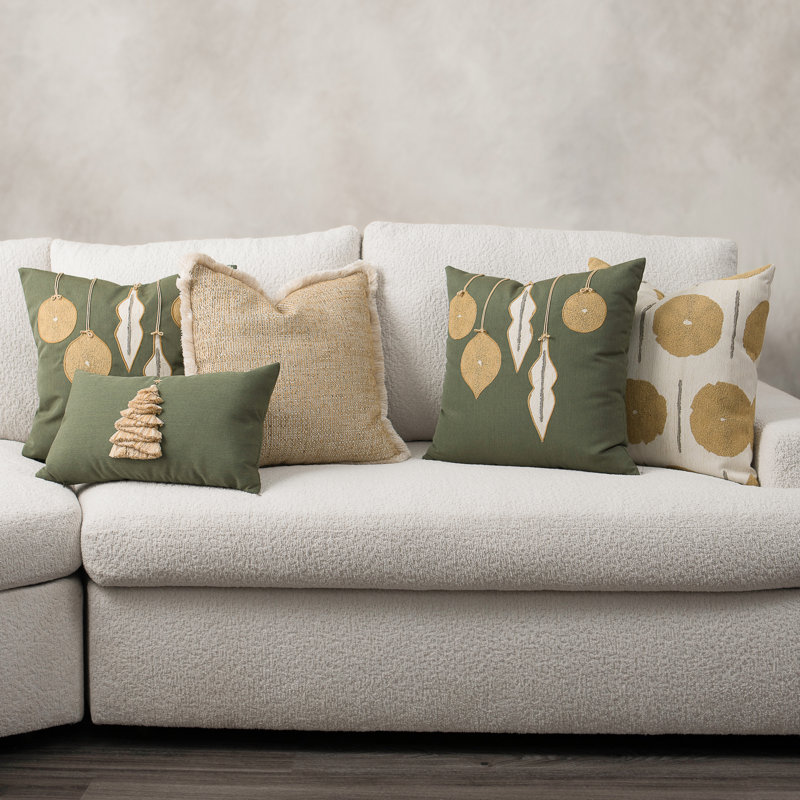 Starlight Coordinated Set of 5 Indoor & Outdoor Throw Pillows, 3 Piece Set