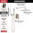 Delta Modern 14 Series Square Rain Shower System Faucet Set, Rainfall Brushed Nickel Shower Head and Handle Set, Valve Trim Kit, 10 Inch, Spotshield Stainless (Valve Not Included)-123443795