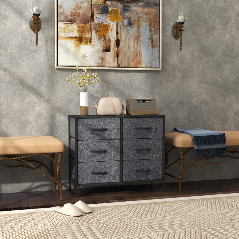 80cm W 6 - Drawer Chest of Drawers