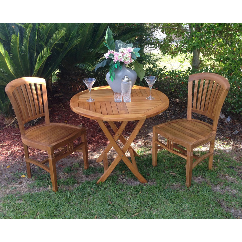 Celise Outdoor Teak Dining Side Chair
