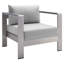 Ensemble de canapé modulaire d'extérieur en aluminium 9 pièces Shore Sunbrella-18886132