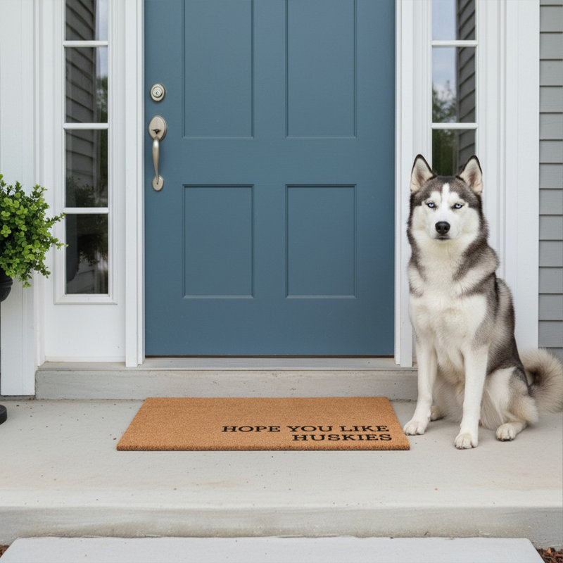 Hope You Like Huskies Doormat, 24"x36", Huskies, 24" x 36"