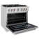 ZLINE 36 in. Select Dual Fuel Satin Steel Range w/ 6 Burners & Convection Oven