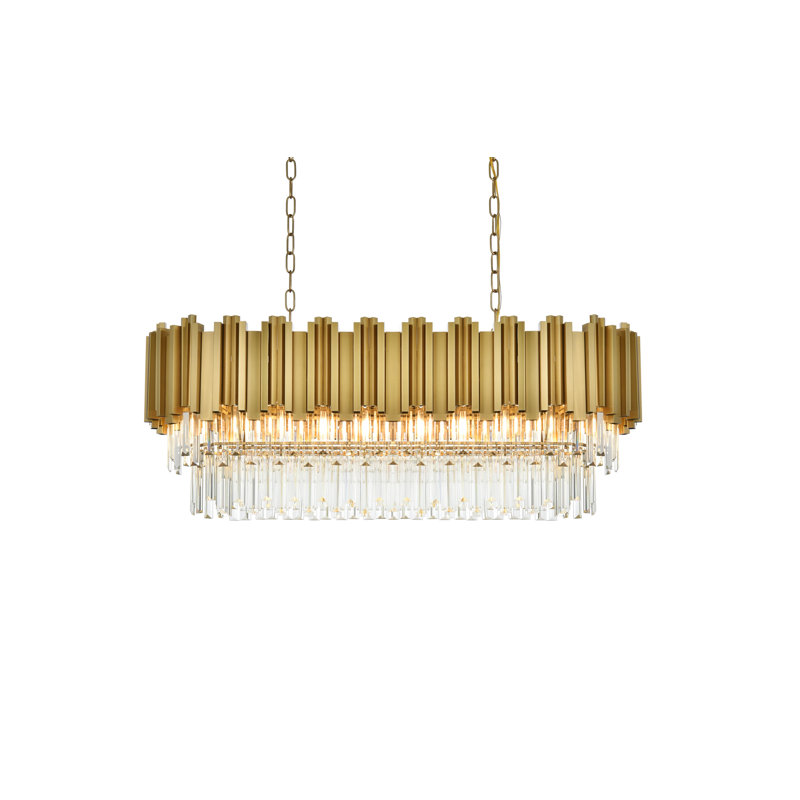 Lustre 36 po Lenora, Or satiné