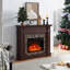 Fireplace Mantel (23" Fireplace Not Included)--Cherry, 45.6"W*11.8"D*40"H-1884089685