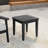 Solid Wood Teak Outdoor Side Table-114980232