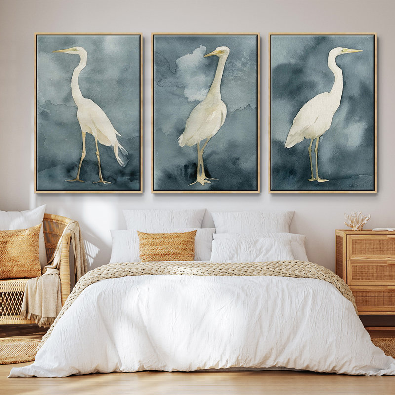 Aigrette simple I 3 pièces, Naturel, H 36 po x l 72 po